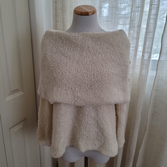Stella Pardo Lucy Sweater Cream Ivory Size S NWT - Picture 1 of 8